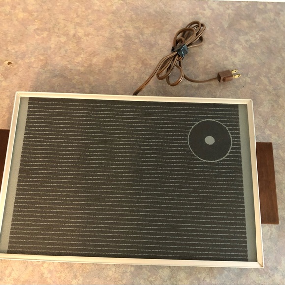 70's Cornwall Glass Warming Trivet - Serveware - Electric Hotplate - Hot Plate - Picture 8 of 13